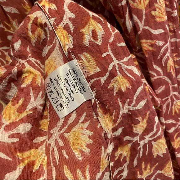 Daughters of India Women Kyra Midi Dress Sumac XL - Picture 8 of 8